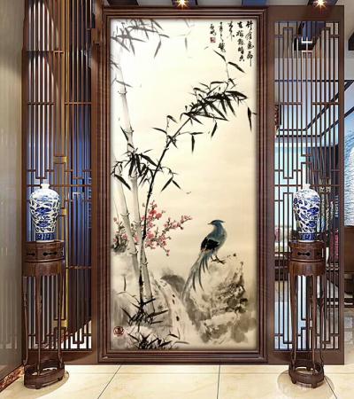 启鹏日记-竹长溪水边，不畏三九寒。无人识清风，徒自亮高节！
启鹏  画竹【图1】