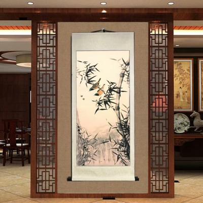 启鹏日记-竹长溪水边，不畏三九寒。无人识清风，徒自亮高节！
启鹏  画竹【图2】