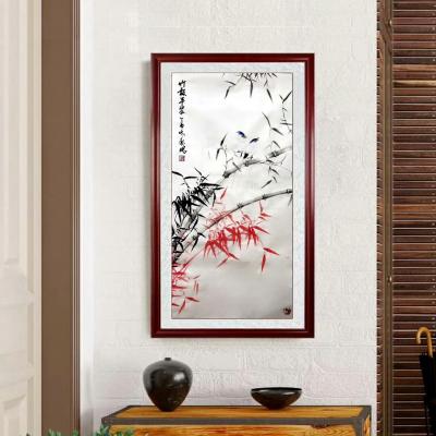 启鹏日记-竹长溪水边，不畏三九寒。无人识清风，徒自亮高节！
启鹏  画竹【图3】