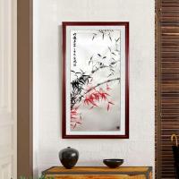 艺术家启鹏日记:竹长溪水边，不畏三九寒。无人识清风，徒自亮高节！
启鹏  【图2】