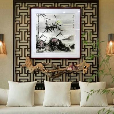 启鹏日记-竹长溪水边，不畏三九寒。无人识清风，徒自亮高节！
启鹏  画竹【图4】