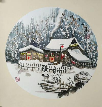 吉大华日记-这是我戊戌年的新春之作，吉大华国画作品【图1】