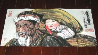 潘宁秋日记-《任重道远》
四尺四开69cmX34.5cm【图3】