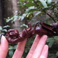 艺术家珍玩斋收藏:海黄紫油黎老料虎皮纹《一鸣惊人》笔架摆件
规格为13*3.【图4】