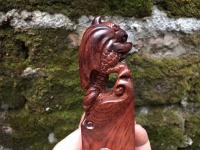 艺术家珍玩斋收藏:这个印章厉害了
天禄，飞天貔貅
招天外之财，聚八方人气【图1】