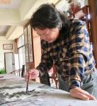 叶仲桥日志-闭门写画，认真准备月底的京粤书画展！【图1】