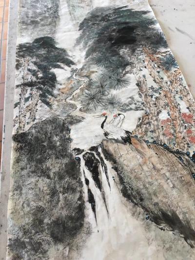 叶仲桥日记-闭门写画，认真准备月底的京粤书画展！【图2】