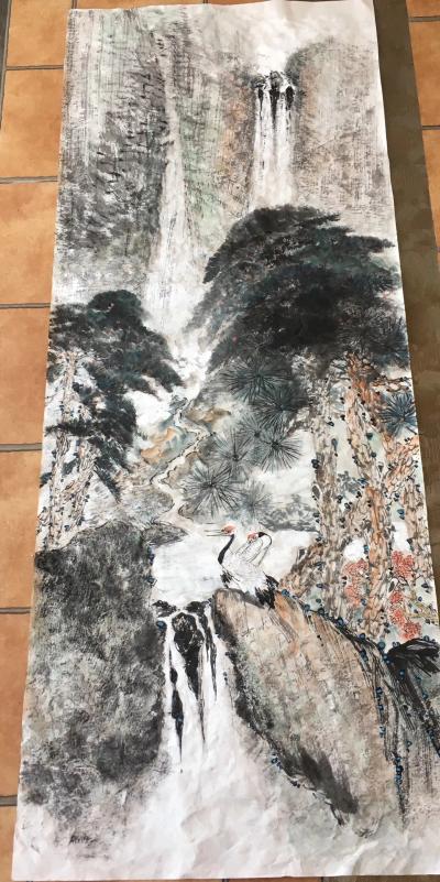 叶仲桥日记-闭门写画，认真准备月底的京粤书画展！【图4】