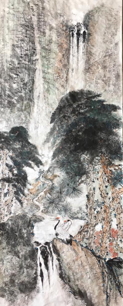 叶仲桥日记-闭门写画，认真准备月底的京粤书画展！【图5】