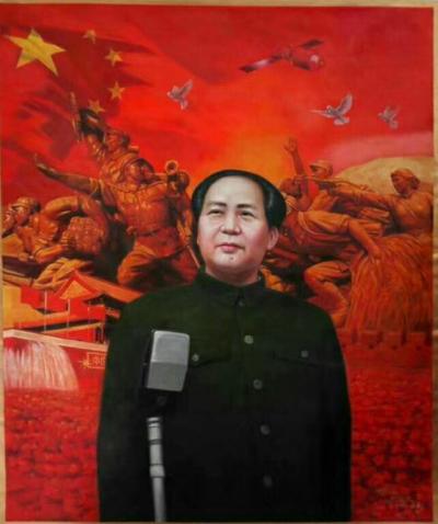 张恒久日记-张恒久代表作品：163米圣经油画全集，十五米大型油画百年中英街，十一米大型油画天【图8】