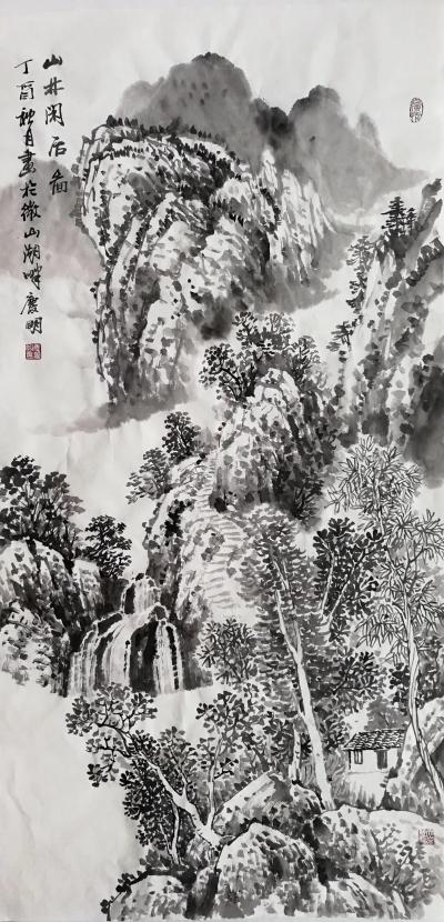 陈庆明日记-陈庆明三尺山水一组【图3】