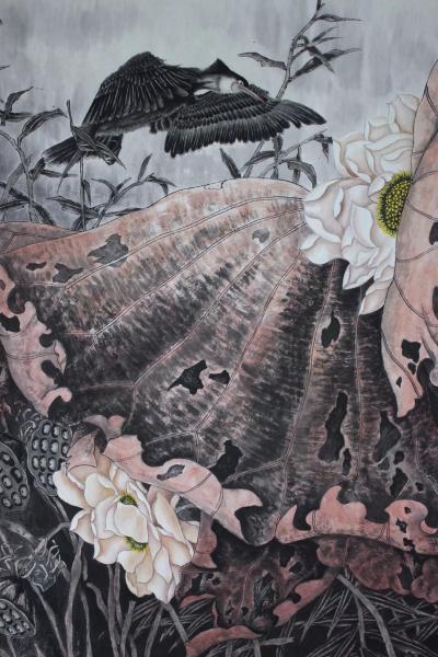 田牧日记-田牧作品家园系列，每一笔都蕴含着高超的功力和丰富的经验，笔墨和构图都堪称佳作，如【图2】