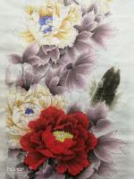 艺术家孙静涛日记:新画的工笔画《富贵有余》四条屏，请各位老师指导。
孙静涛 【图2】