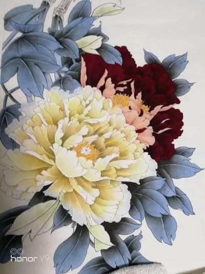 孙静涛日记-新画的工笔画《富贵有余》四条屏，请各位老师指导。
孙静涛 画【图6】