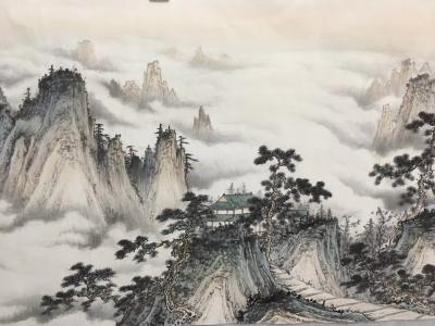 李伟成日记-李伟成国画，精品小六尺，暂未命名【图1】