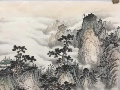 李伟成日记-李伟成国画，精品小六尺，暂未命名【图2】