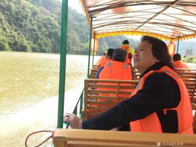 叶仲桥生活-3月22日随云浮画院画家、云浮市“一带一路”南粤古驿道艺术采风团到郁南县东坝镇及【图1】