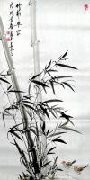 艺术家苏进春日记:国画竹子系列《竹报平安》《居高声自远》《清风竹雅》，
苏进【图0】