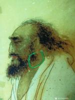 艺术家孙逢春收藏:国画人物《十年面壁图》，十年面壁，一朝顿悟！
孙逢春 画作【图1】