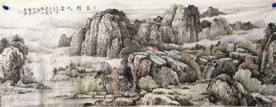 陈庆明日记-陈庆明巨幅山水一组【图2】