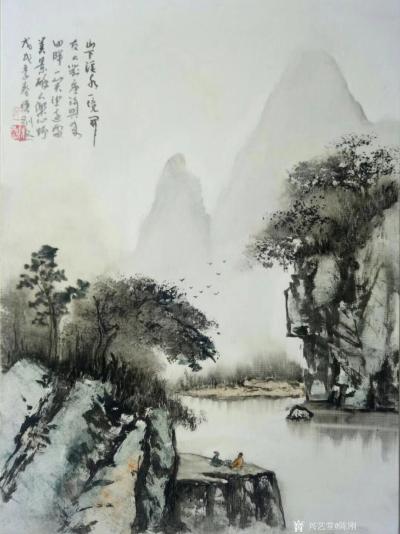 陈刚收藏-新作《渔隐图》
为友人秦勇专门画的两幅画。
陈刚【图2】