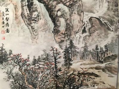 祝汉山日记-溪山观雨泉，松柏延百年。千载雕峰壑，方角磨崖圆。【图2】