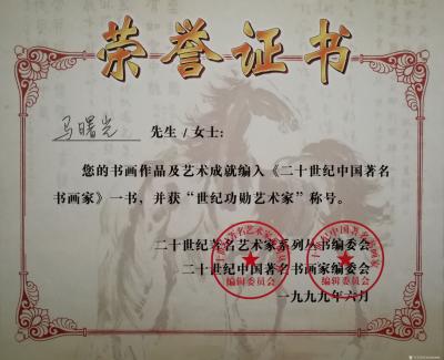 马曙光荣誉-马曙光聘仼和获奖证书，，，，【图12】