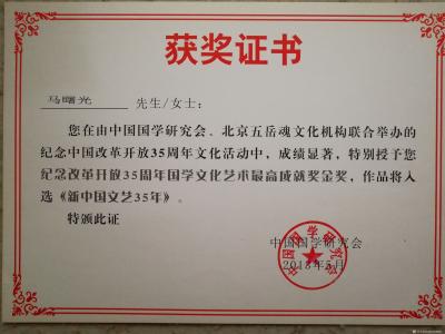 马曙光荣誉-马曙光聘仼和获奖证书，，，，【图20】