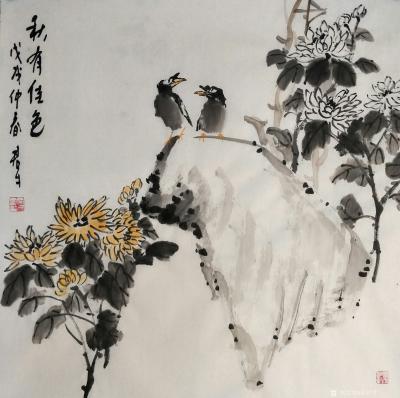 田君才日记-近作   斗方【图3】