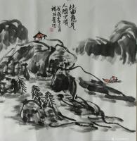 艺术家杨牧青日记:款识:满园春色惹人爱、此曲应是人间少有、身处山林观玄机、别看【图1】