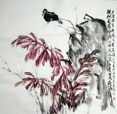 田光荣日记-借（元）马致远《秋思》
枯藤老树昏鸦，小桥流水人家，古道西风瘦马。夕阳西下，断【图1】