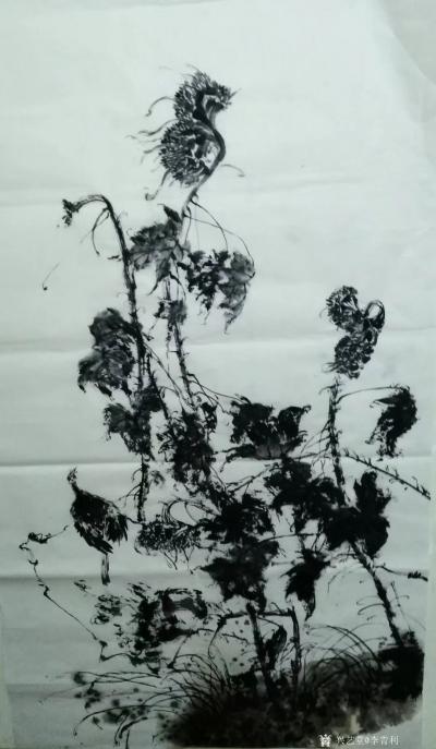 李青利日记-传统的花鸟画中，画中只要有鸟，鸟就是主体这种形式已越来越不能满足构图的需要和现代【图2】