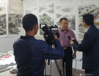 林灵志日记-揭阳市梦德书画艺术研究院于3月25日在揭阳市区举办书画义卖活动，所有义卖款项都捐【图2】