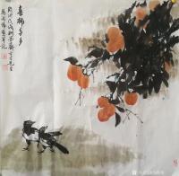 艺术家马海伟日记:四尺斗方 《喜事多多》
四尺竖幅  《秋山入耳鸣   梵音【图0】