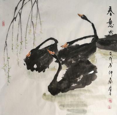 田君才日记-近期作品    四尺斗方【图1】