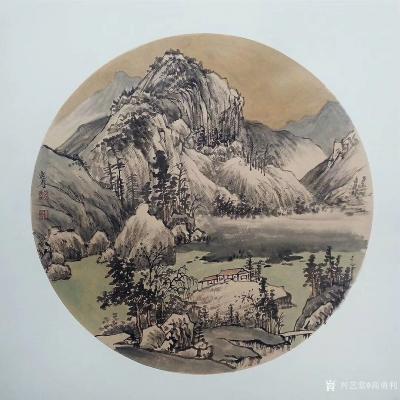 高勇利日记-逸塵戊戌二月圓光山水新作，高勇利【图4】