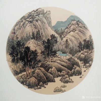 高勇利日记-逸塵戊戌二月圓光山水新作，高勇利【图5】