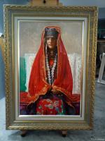 艺术家杨洪顺日记:油画《嫁妆》         80cmX160cm  
 【图1】