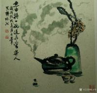 艺术家陈子华日记:无由持一盏，送与爱茶人。陈子华【图0】