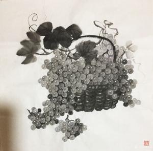 艺术品图片：艺术家杨凌国画作品名称《硕果》价格800.00 元
