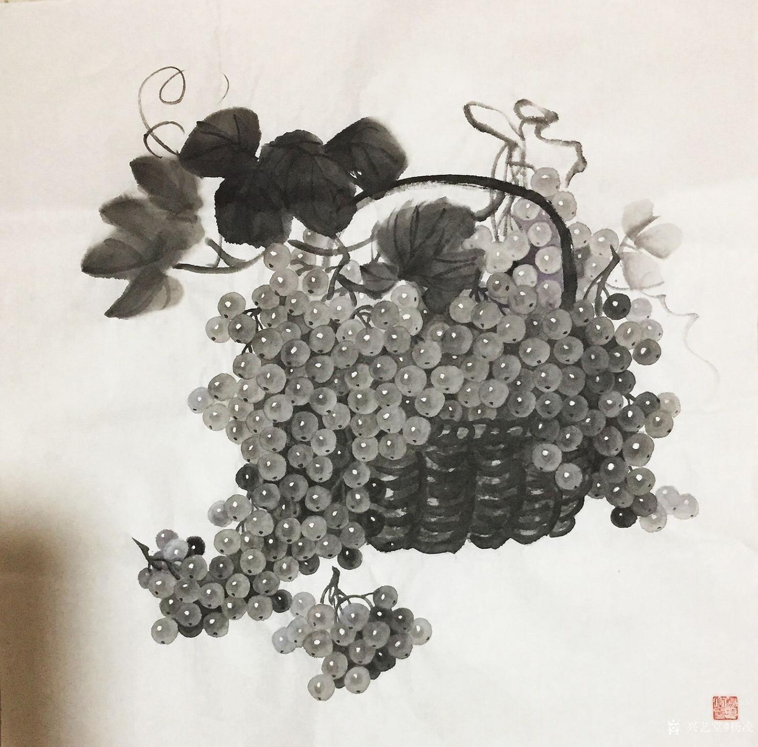 杨凌国画作品《硕果》【图0】