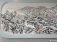 艺术家郑诚日记:为饭店墙壁所绘，昨日相见依然亲切，记忆犹新。郑诚国画作品【图3】