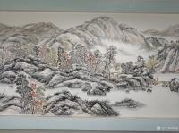 艺术家郑诚日记:为饭店墙壁所绘，昨日相见依然亲切，记忆犹新。郑诚国画作品【图5】