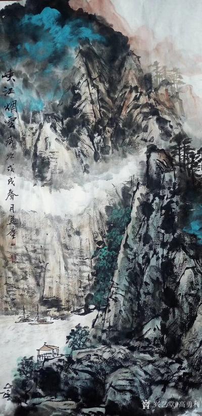 高勇利日记-国画《峽江煙雲》
68*30cm
軟片未裝裱
高勇利【图1】