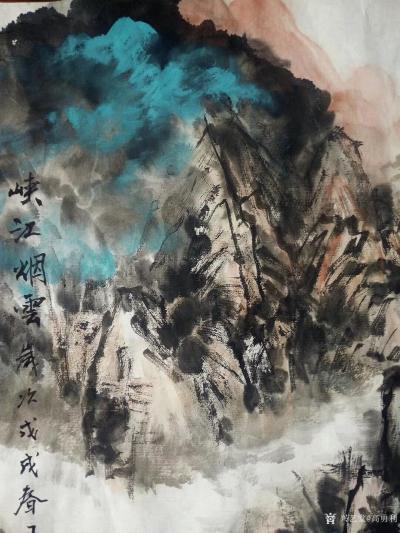 高勇利日记-国画《峽江煙雲》
68*30cm
軟片未裝裱
高勇利【图4】