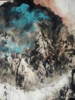 艺术家高勇利日记:国画《峽江煙雲》
68*30cm
軟片未裝裱
高勇利【图3】