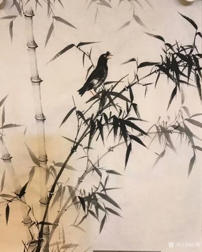 启鹏日记-上节复下节，百枝配万叶。吾自不开花，免撩蜂与蝶。唯有飞来鸟，与尔同林宿
——《【图3】