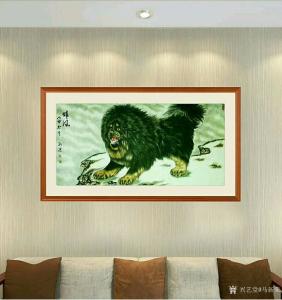 马新荣国画作品《雄风》价格1500.00元