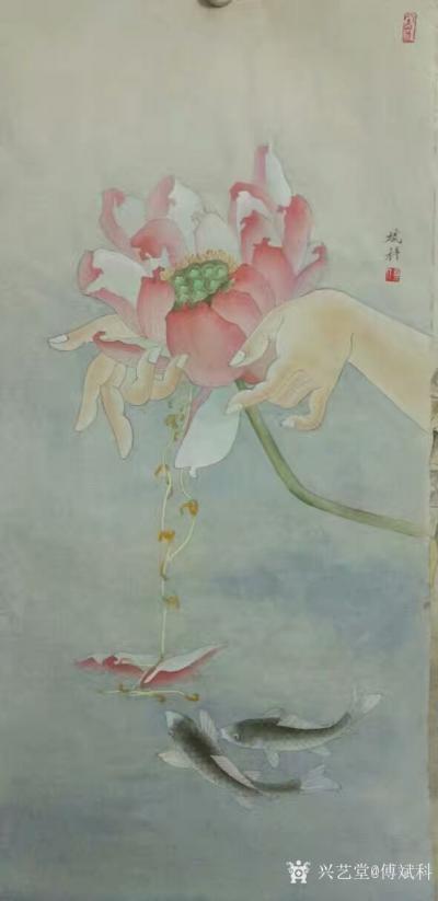 傅斌科日记-佛莲系列《洗尽铅华现本真》
傅斌科作品【图2】