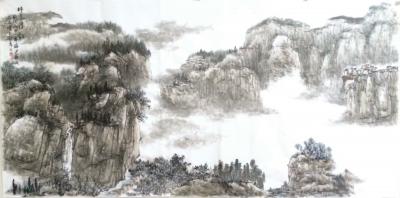 刘石夫日记-国画山水《柿虑清韵》
慎独，自律的最高境界
修身之道，最难是养心，
“慎独【图2】